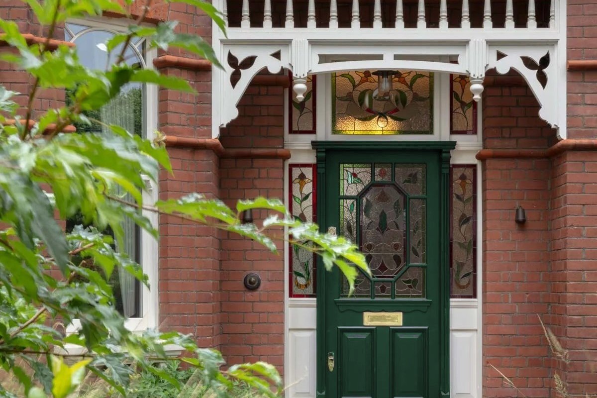 A London townhouse entrance