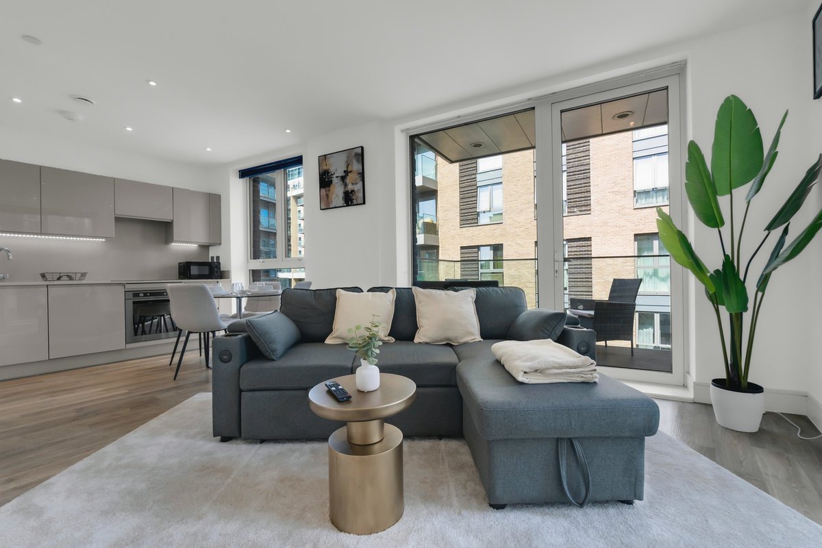 A furnished living space in a Wilton managed property
